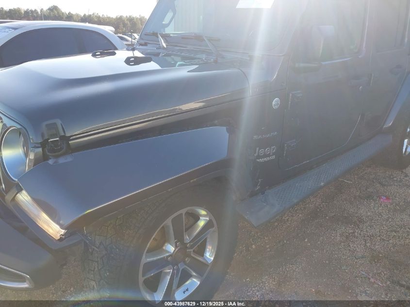 2019 Jeep Wrangler Unlimited Sahara 4X4 VIN: 1C4HJXEG0KW528328 Lot: 43987629