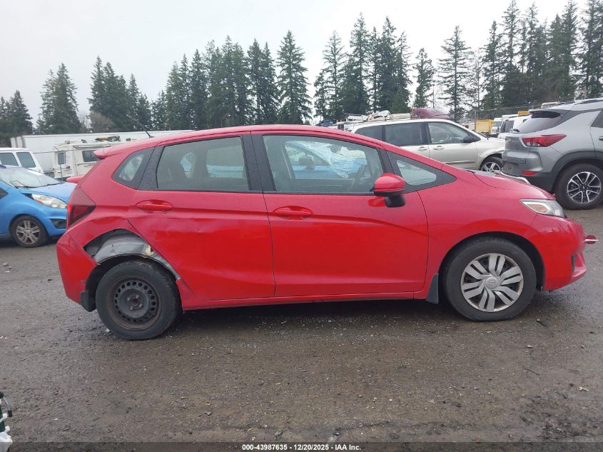 2016 Honda Fit Lx VIN: JHMGK5H5XGX013134 Lot: 43987635