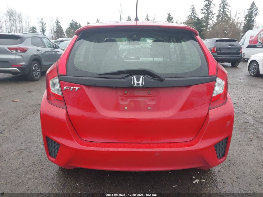 2016 Honda Fit Lx VIN: JHMGK5H5XGX013134 Lot: 43987635