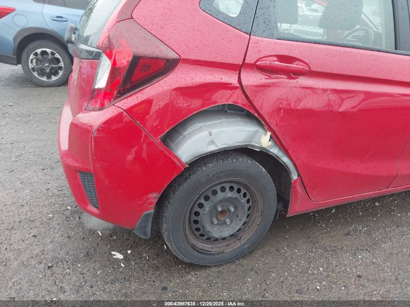 2016 Honda Fit Lx VIN: JHMGK5H5XGX013134 Lot: 43987635