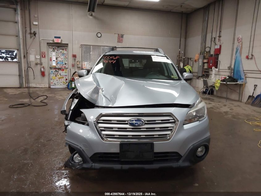 2015 Subaru Outback 2.5I Premium VIN: 4S4BSACCXF3350141 Lot: 43987644