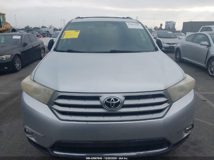 2013 Toyota Highlander Limited V6 VIN: 5TDYK3EH5DS117783 Lot: 43987648