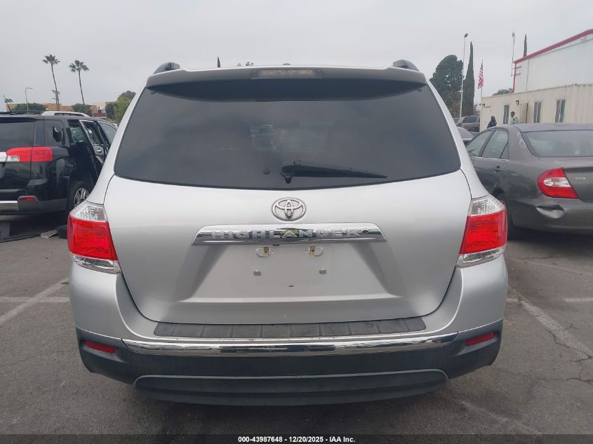2013 Toyota Highlander Limited V6 VIN: 5TDYK3EH5DS117783 Lot: 43987648