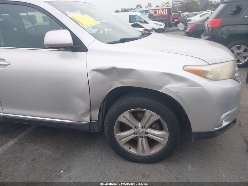 2013 Toyota Highlander Limited V6 VIN: 5TDYK3EH5DS117783 Lot: 43987648