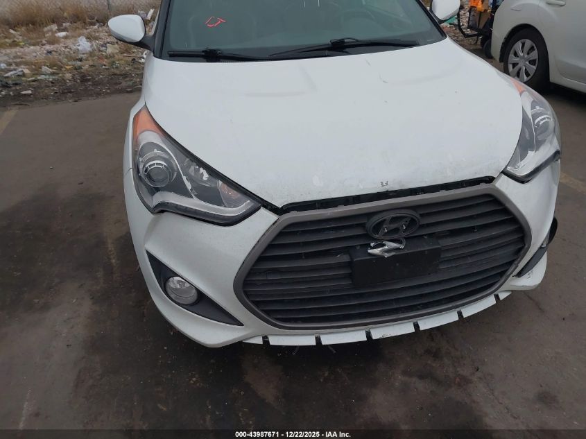 2016 Hyundai Veloster Turbo VIN: KMHTC6AE1GU284058 Lot: 43987671