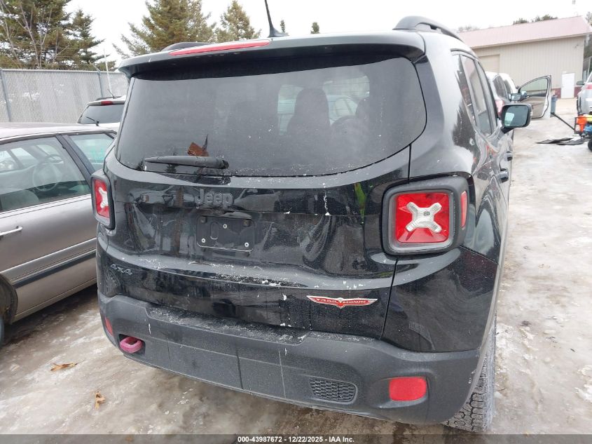 2017 Jeep Renegade Trailhawk 4X4 VIN: ZACCJBCB7HPE98688 Lot: 43987672