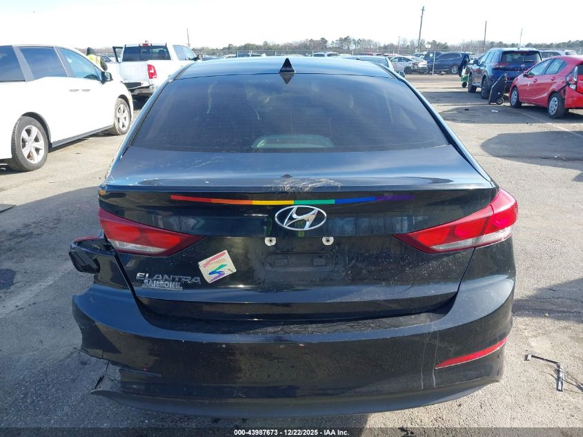 2018 Hyundai Elantra Value Edition VIN: 5NPD84LF3JH262598 Lot: 43987673