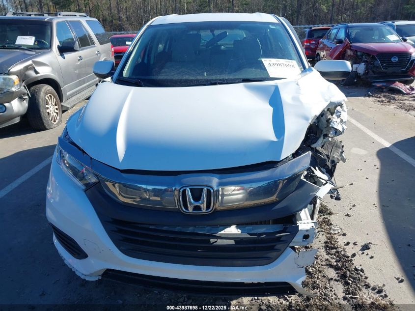 2022 Honda Hr-V 2Wd Lx VIN: 3CZRU5H3XNM709363 Lot: 43987698