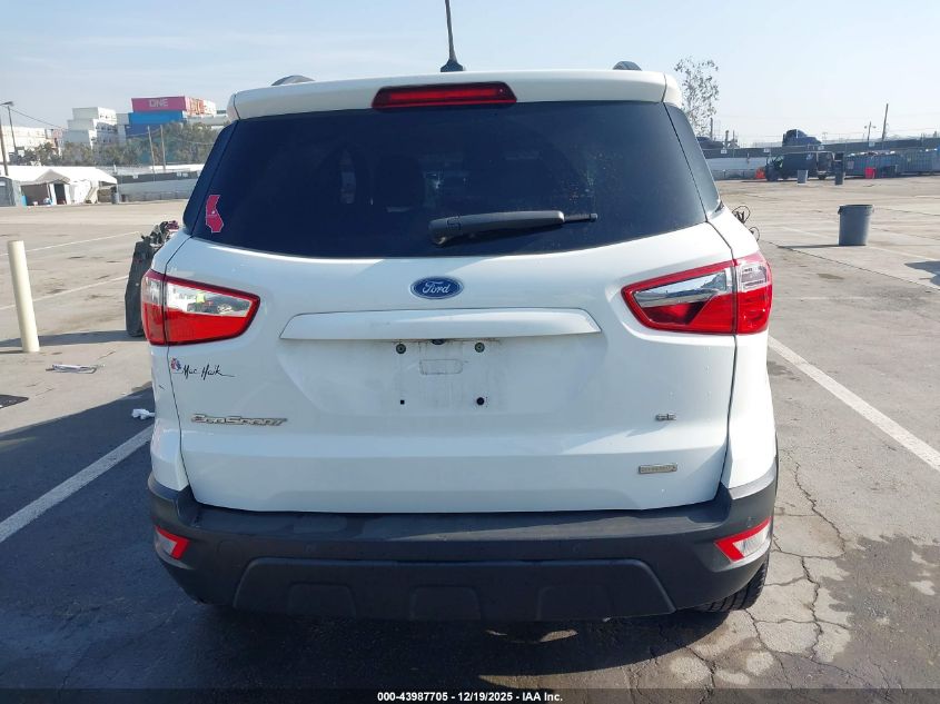 2018 Ford Ecosport Se VIN: MAJ3P1TE5JC214848 Lot: 43987705