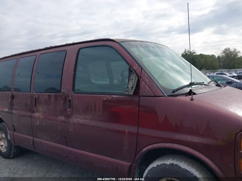 2002 GMC Savana Slt VIN: 1GKFG65R921153669 Lot: 43987709