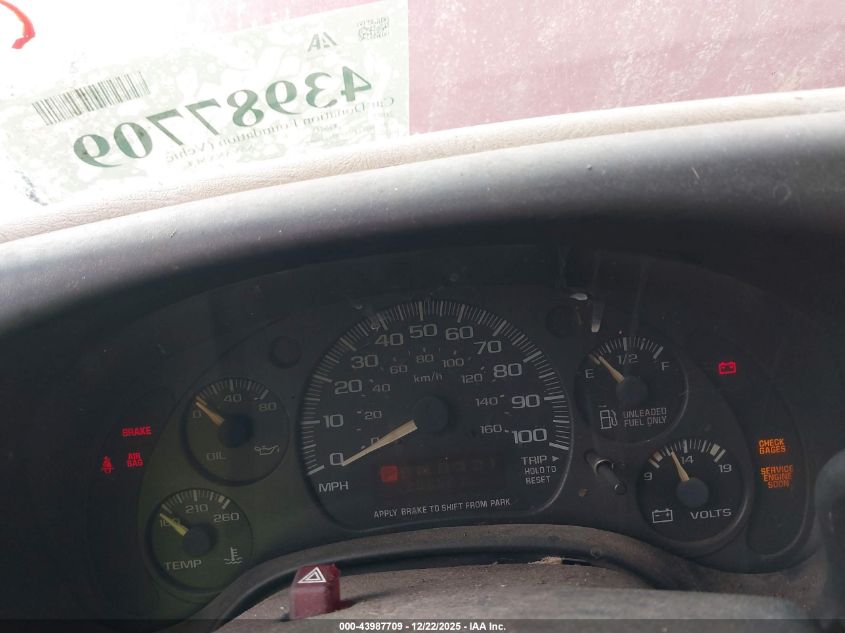 2002 GMC Savana Slt VIN: 1GKFG65R921153669 Lot: 43987709