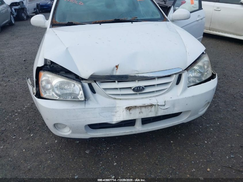 2004 Kia Spectra Ex/Lx VIN: KNAFE121645032819 Lot: 43987714