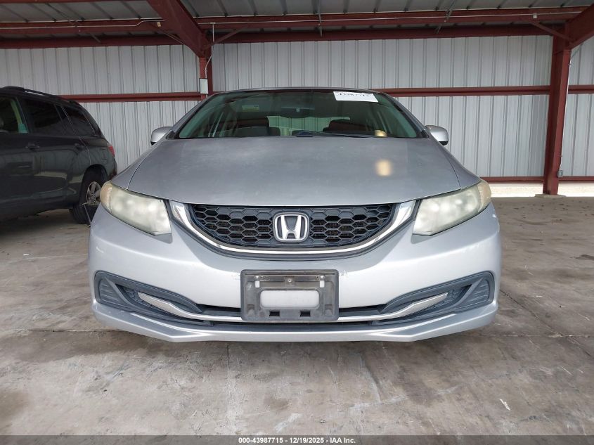 2013 Honda Civic Lx VIN: 2HGFB2F56DH529684 Lot: 43987715