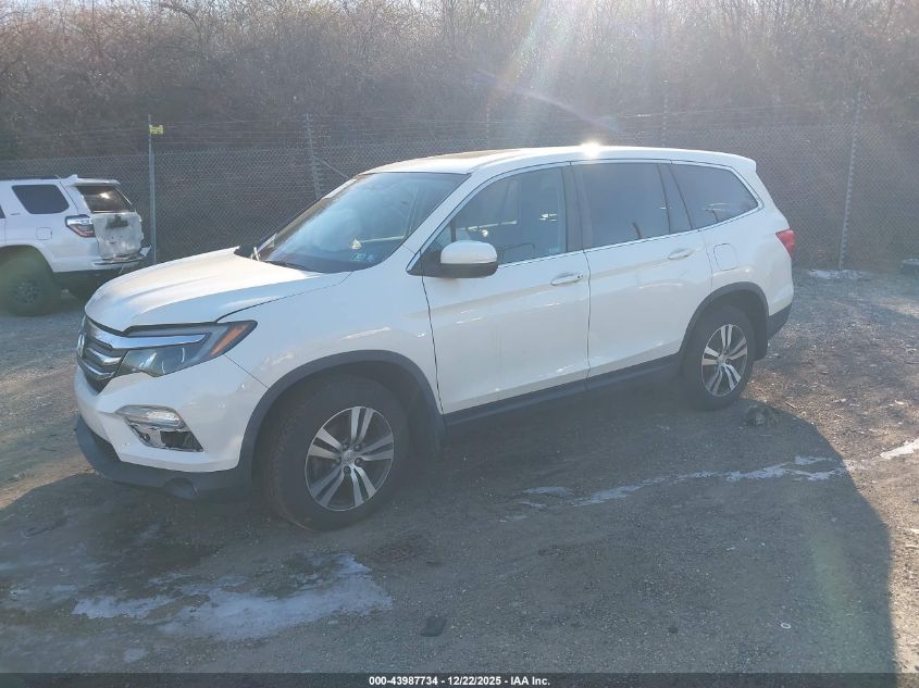 2018 Honda Pilot Ex-L VIN: 5FNYF6H52JB064354 Lot: 43987734