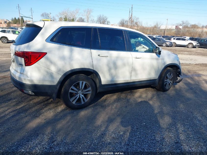 2018 Honda Pilot Ex-L VIN: 5FNYF6H52JB064354 Lot: 43987734