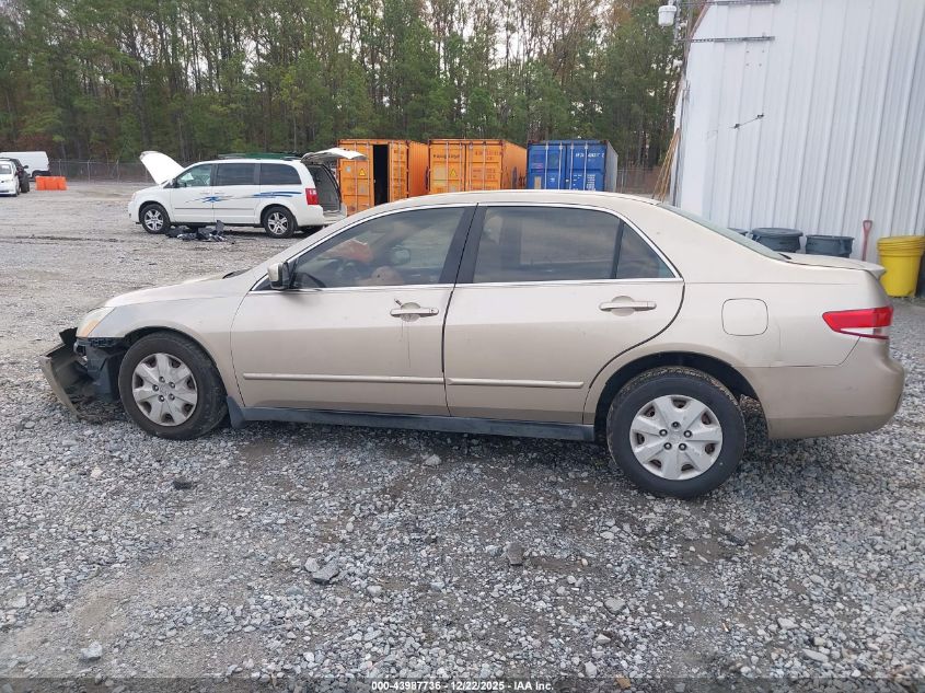 2004 Honda Accord 2.4 Lx VIN: 3HGCM56374G704960 Lot: 43987736