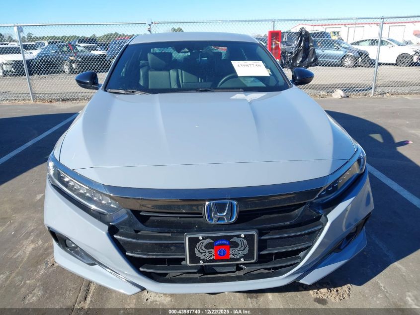 2022 Honda Accord Hybrid Sport VIN: 1HGCV3F23NA033411 Lot: 43987740