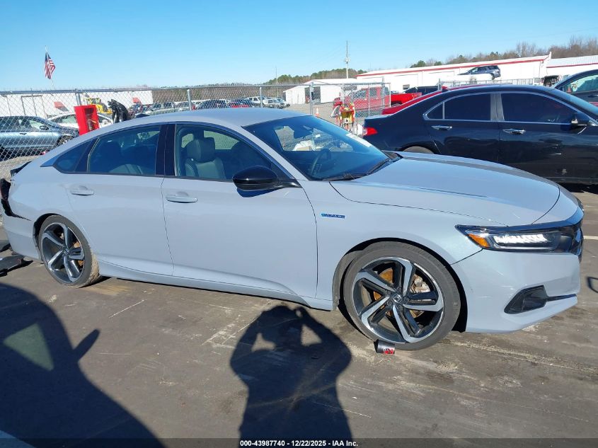 2022 Honda Accord Hybrid Sport VIN: 1HGCV3F23NA033411 Lot: 43987740