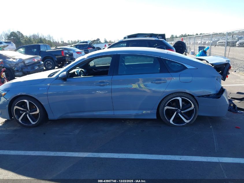 2022 Honda Accord Hybrid Sport VIN: 1HGCV3F23NA033411 Lot: 43987740