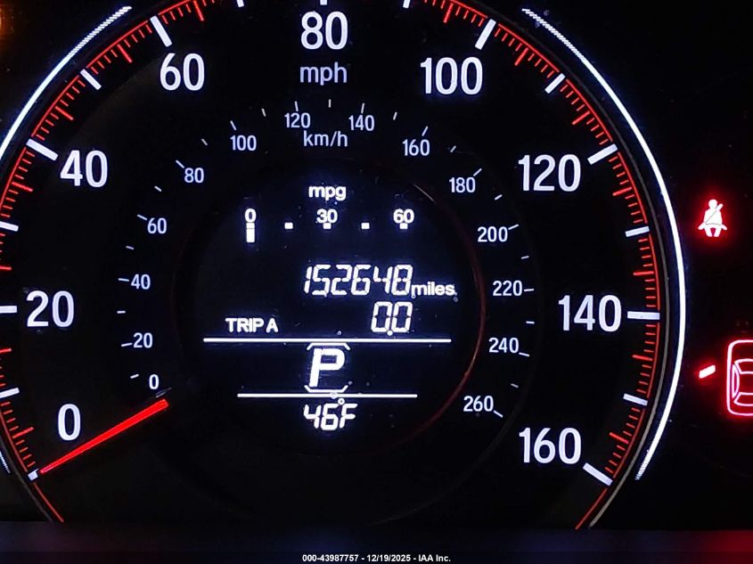 2016 Honda Accord Sport VIN: 1HGCR2F50GA230631 Lot: 43987757