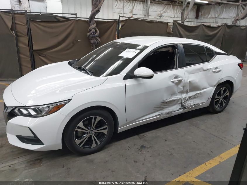 2022 Nissan Sentra Sv Xtronic Cvt VIN: 3N1AB8CV2NY225525 Lot: 43987775