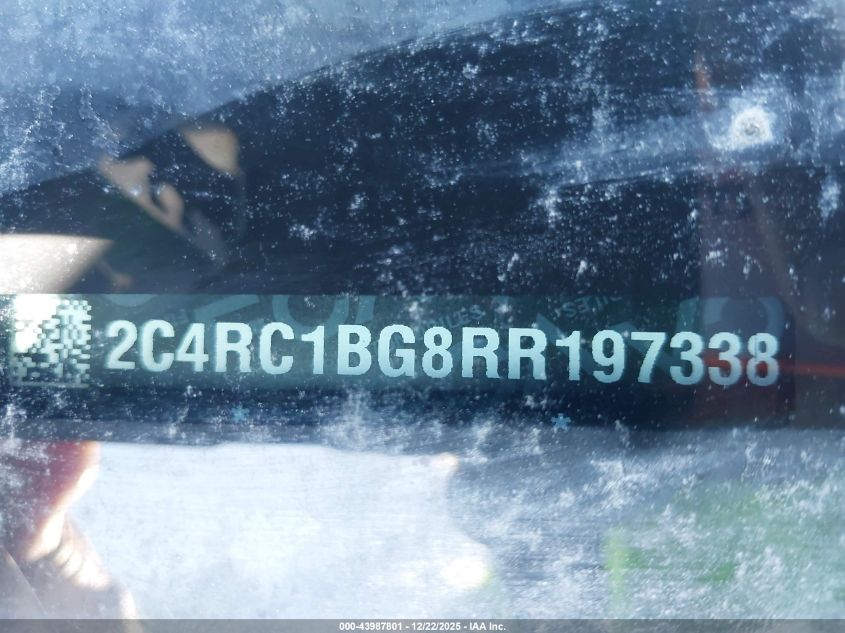 2024 Chrysler Pacifica Touring L VIN: 2C4RC1BG8RR197338 Lot: 43987801
