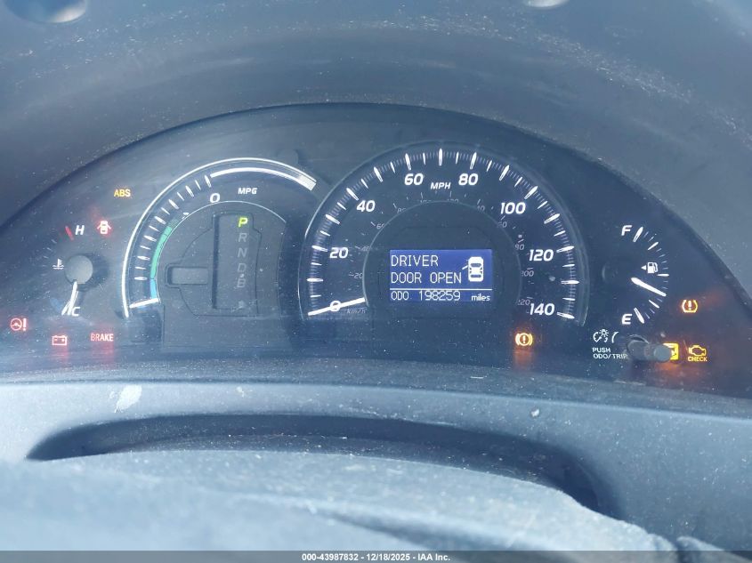 2010 Toyota Camry Hybrid VIN: 4T1BB3EK6AU125914 Lot: 43987832