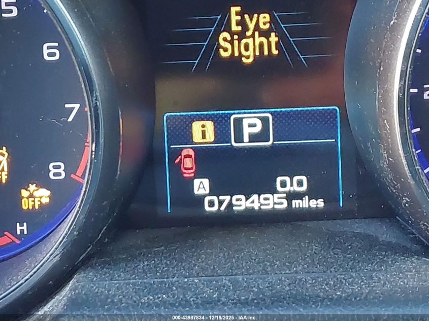 2019 Subaru Outback 2.5I Premium VIN: 4S4BSAFC2K3382118 Lot: 43987834