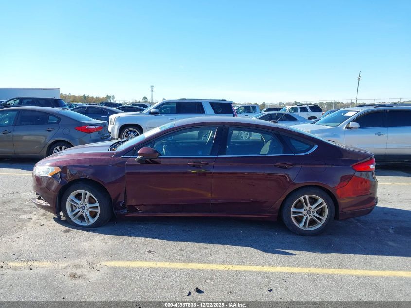 2018 Ford Fusion Se VIN: 3FA6P0HD8JR230924 Lot: 43987838