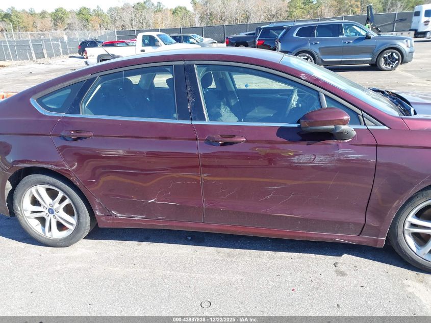 2018 Ford Fusion Se VIN: 3FA6P0HD8JR230924 Lot: 43987838