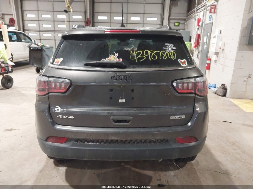 2019 Jeep Compass Latitude 4X4 VIN: 3C4NJDBB4KT834481 Lot: 43987840