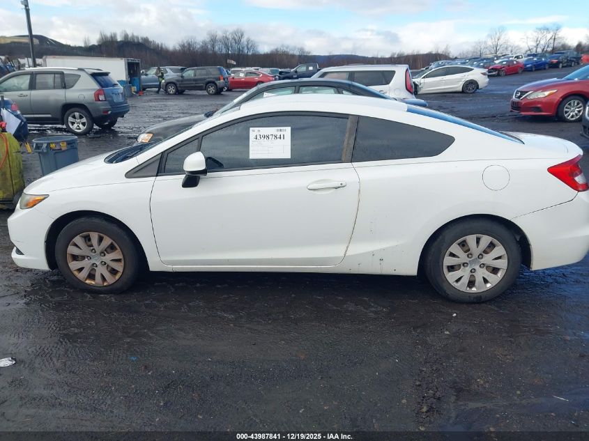 2012 Honda Civic Lx VIN: 2HGFG3B58CH566909 Lot: 43987841