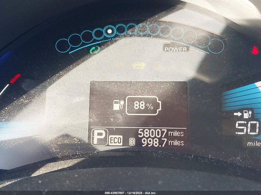 2017 Nissan Leaf S VIN: 1N4BZ0CP7HC310914 Lot: 43987897