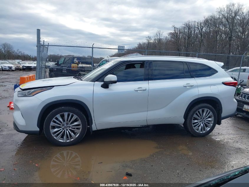 2023 Toyota Highlander Platinum VIN: 5TDKDRBH7PS508557 Lot: 43987928