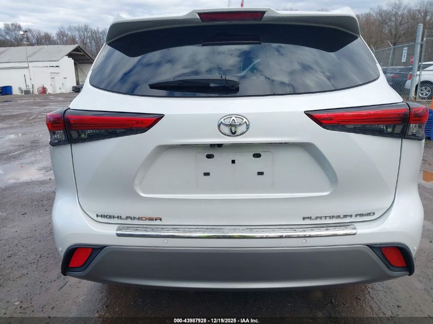 2023 Toyota Highlander Platinum VIN: 5TDKDRBH7PS508557 Lot: 43987928