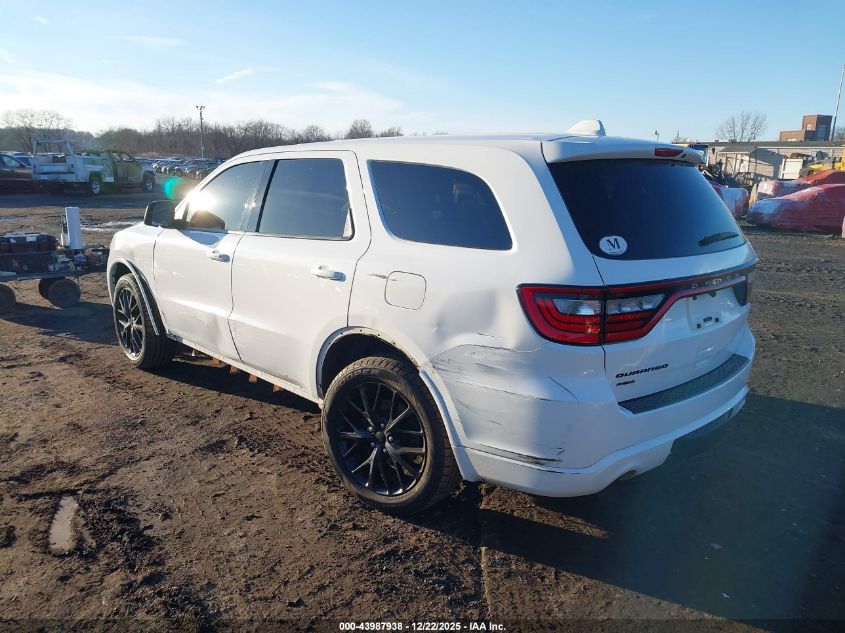 2016 Dodge Durango Sxt VIN: 1C4RDJAG8GC466152 Lot: 43987938