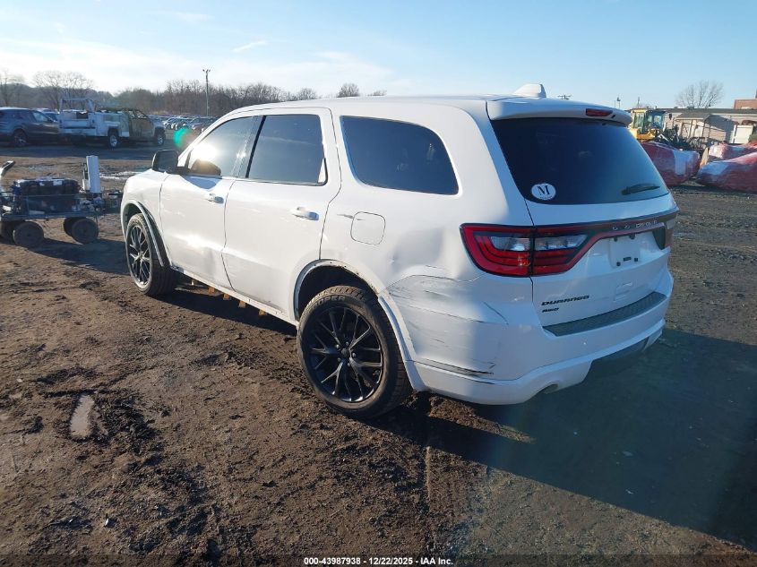 2016 Dodge Durango Sxt VIN: 1C4RDJAG8GC466152 Lot: 43987938
