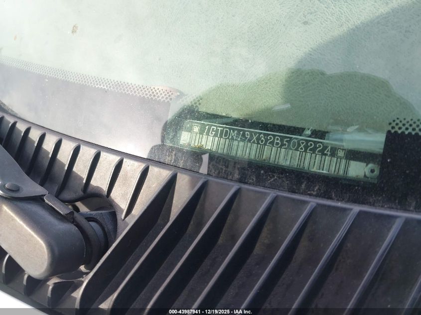 2002 GMC Safari Sl VIN: 1GTDM19X32B508224 Lot: 43987941