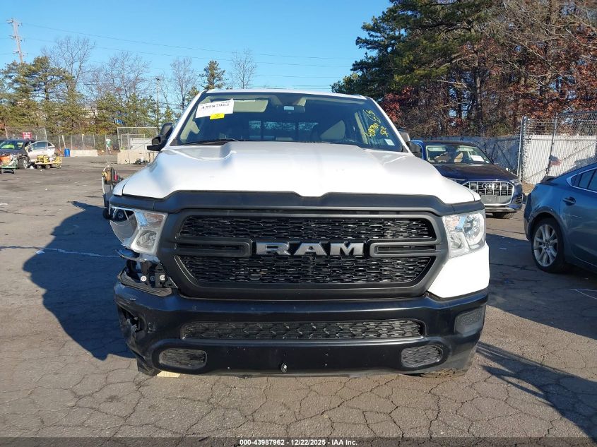 2019 Ram 1500 Tradesman 4X4 5'7 Box VIN: 1C6SRFGT8KN613742 Lot: 43987962
