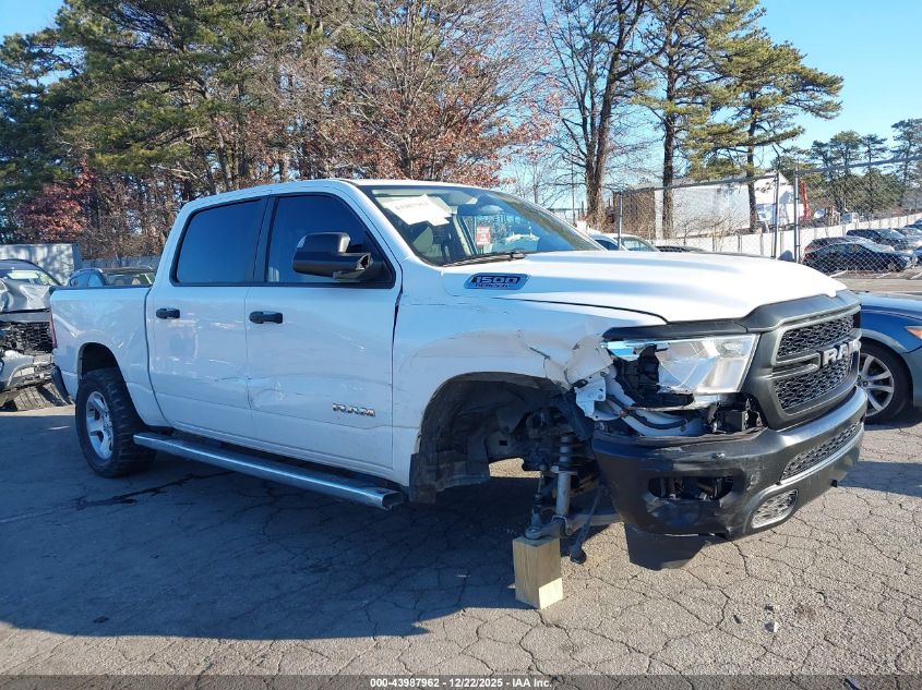 2019 Ram 1500 Tradesman 4X4 5'7 Box VIN: 1C6SRFGT8KN613742 Lot: 43987962