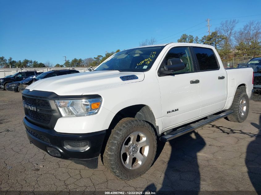 2019 Ram 1500 Tradesman 4X4 5'7 Box VIN: 1C6SRFGT8KN613742 Lot: 43987962