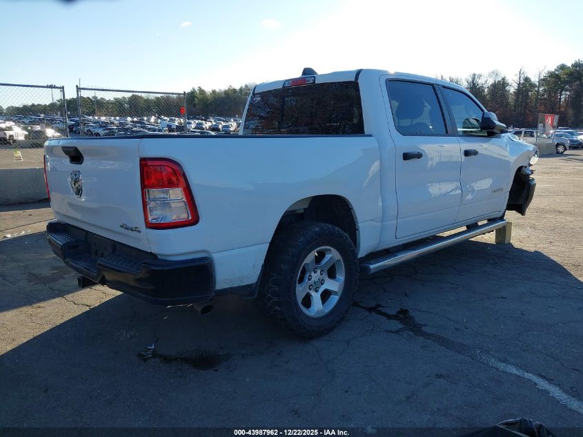 2019 Ram 1500 Tradesman 4X4 5'7 Box VIN: 1C6SRFGT8KN613742 Lot: 43987962