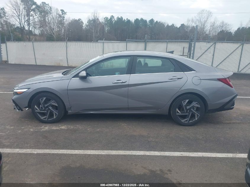 2025 Hyundai Elantra Sel Convenience VIN: KMHLS4DG6SU934189 Lot: 43987965