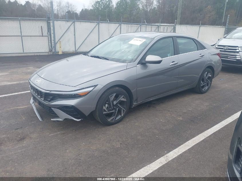 2025 Hyundai Elantra Sel Convenience VIN: KMHLS4DG6SU934189 Lot: 43987965