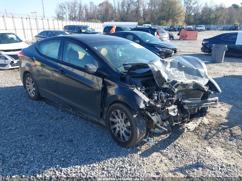 2013 Hyundai Elantra Gls/Limited VIN: 5NPDH4AEXDH219049 Lot: 43987988