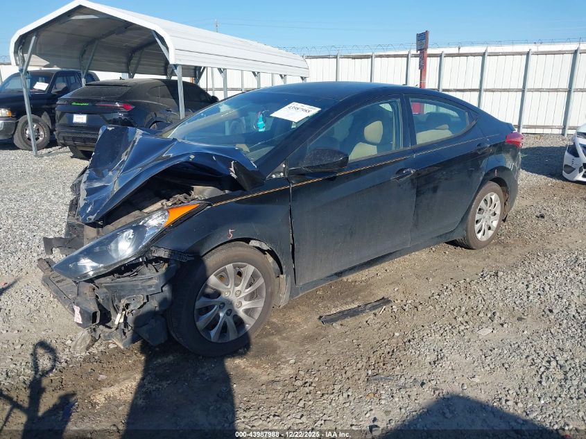 2013 Hyundai Elantra Gls/Limited VIN: 5NPDH4AEXDH219049 Lot: 43987988