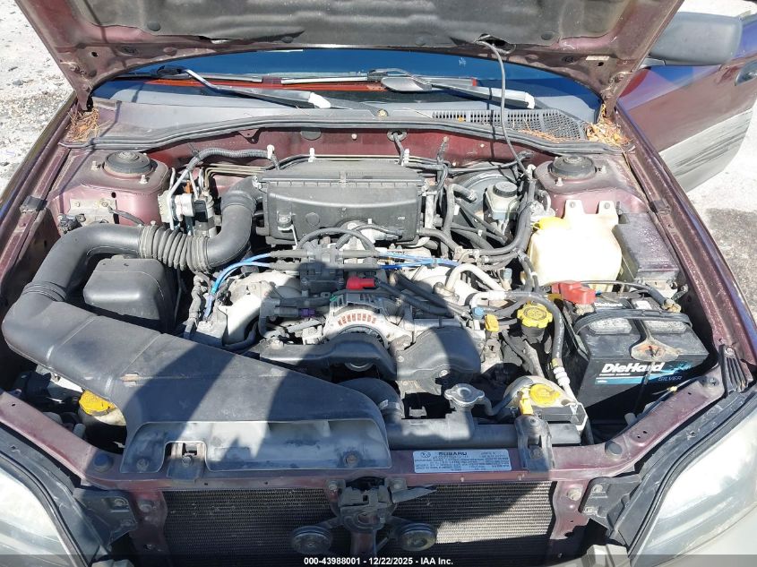 2000 Subaru Outback VIN: 4S3BH6755Y7649091 Lot: 43988001