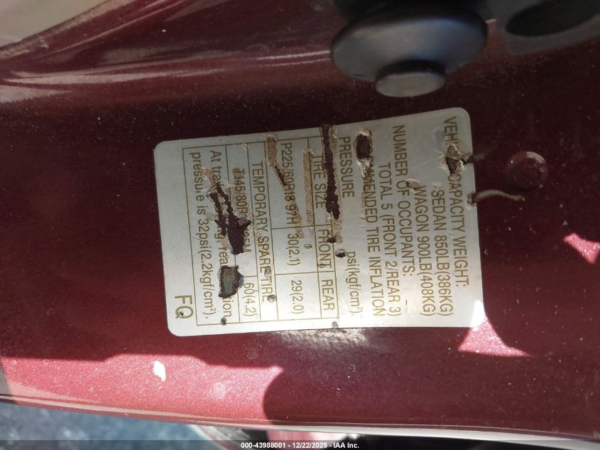 2000 Subaru Outback VIN: 4S3BH6755Y7649091 Lot: 43988001