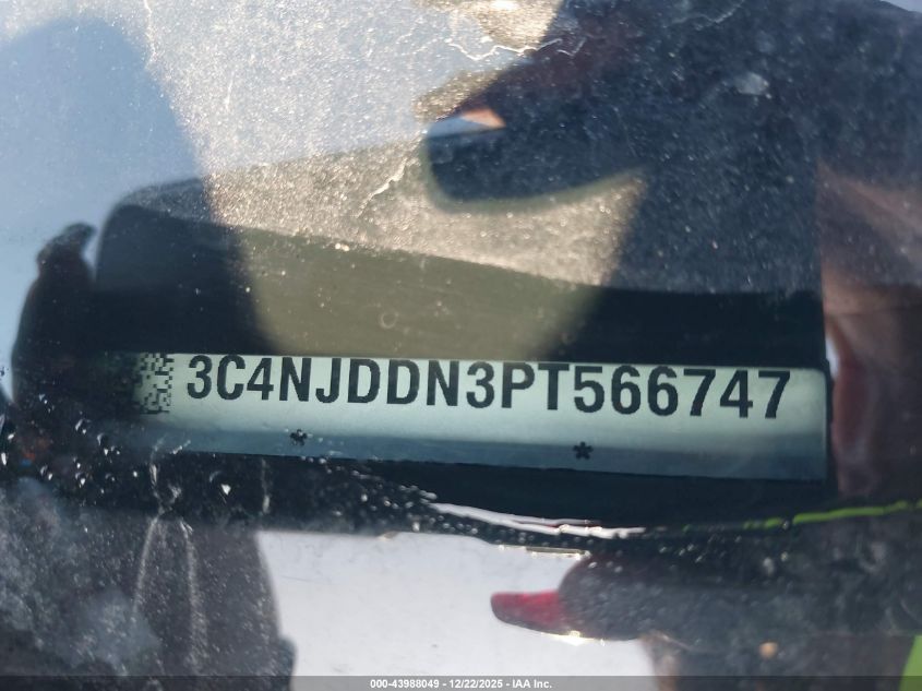 2023 Jeep Compass Trailhawk 4X4 VIN: 3C4NJDDN3PT566747 Lot: 43988049