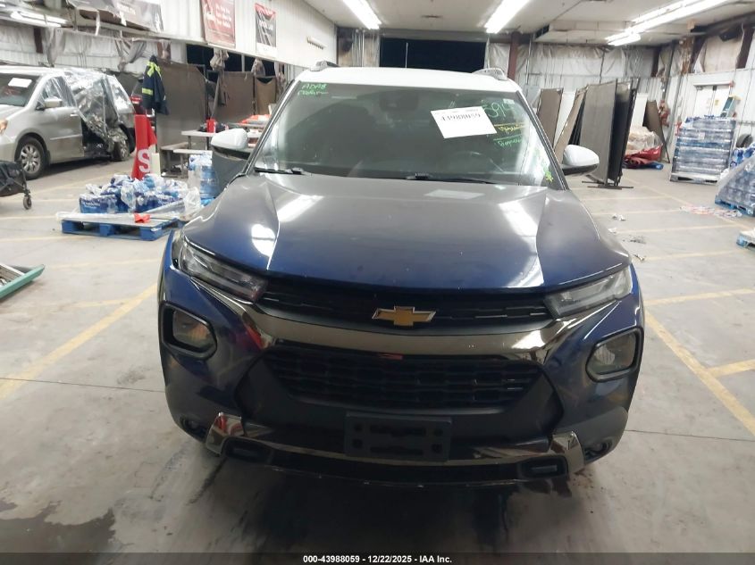 2022 Chevrolet Trailblazer Fwd Activ VIN: KL79MVSLXNB108957 Lot: 43988059